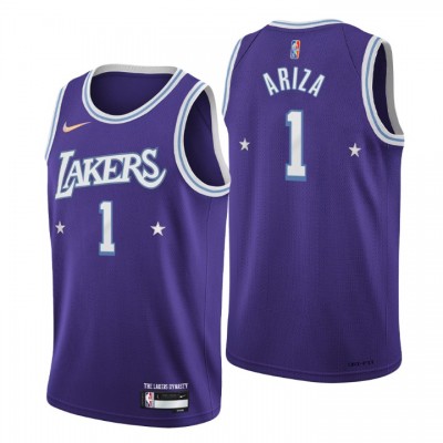 Los Angeles Lakers #1 Trevor Ariza Men's Nike Purple 202122 Swingman NBA Jersey - City Edition Men's